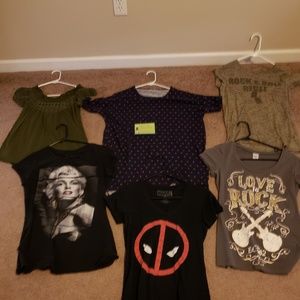 Multiple T-shirts